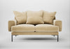 Torrington 2 Seater Sofa Smart Luxe Velvet Biscuit