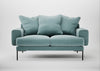 Torrington 2 Seater Sofa Smart Luxe Velvet Mineral Blue