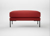 Torrington Ottoman Melton Wool Red Oxide