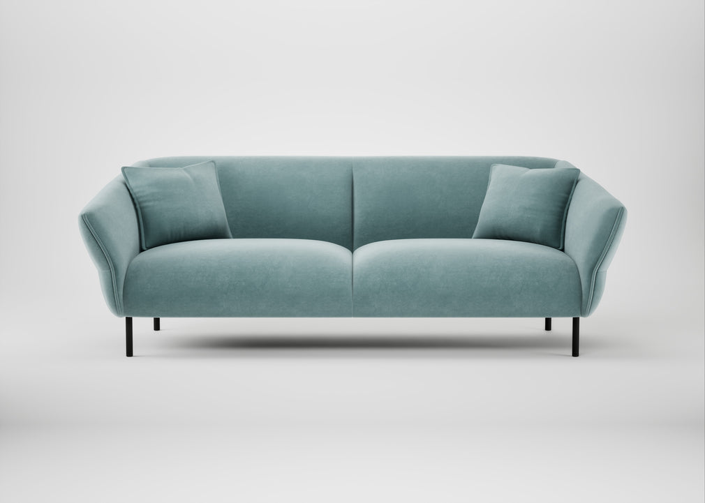 Alto 4 Seater Sofa Smart Luxe Velvet Mineral Blue