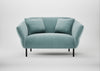 Alto Loveseat Smart Luxe Velvet Mineral Blue