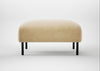 Alto Ottoman Smart Luxe Velvet Biscuit