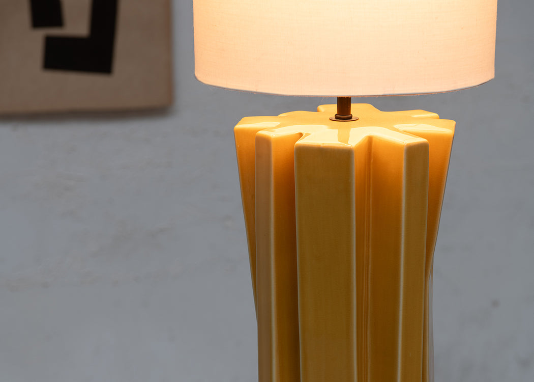 Yucca Table Lamp 3 Yellow/White