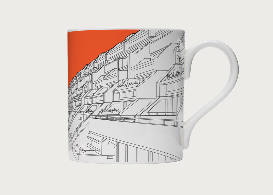 Architectural Mug Alexandra & Ainsworth Orange