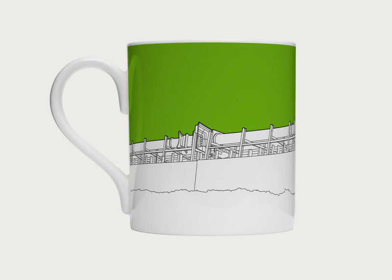 Architectural Mug Gasometer Green