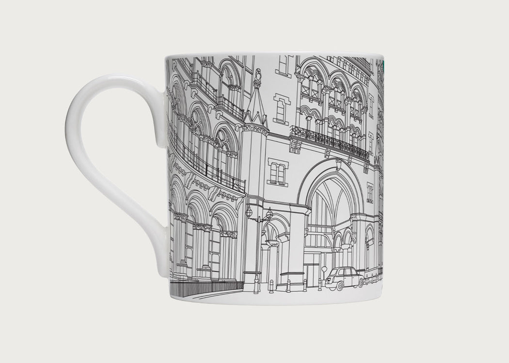 Architectural Mug St Pancras Turqoise
