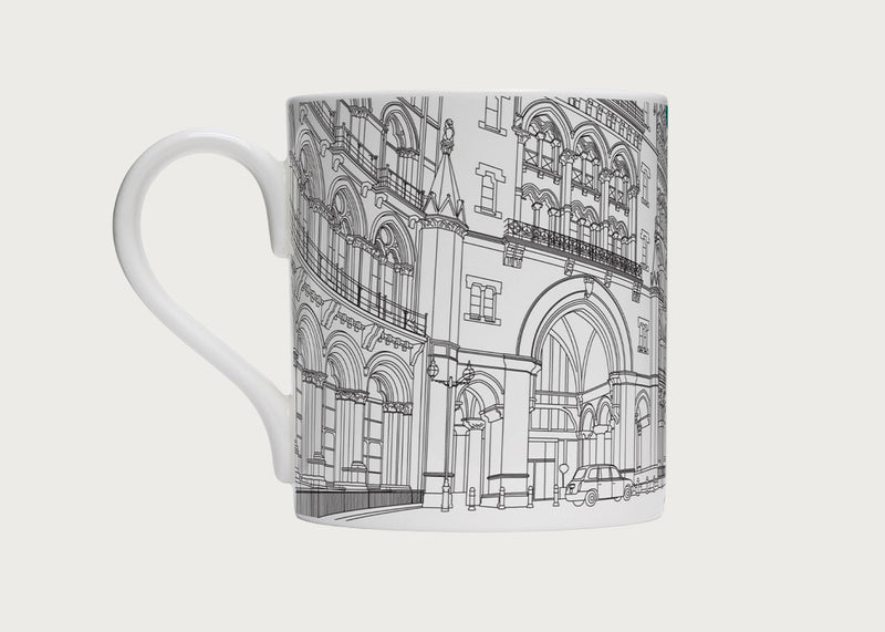 Architectural Mug St Pancras Turqoise