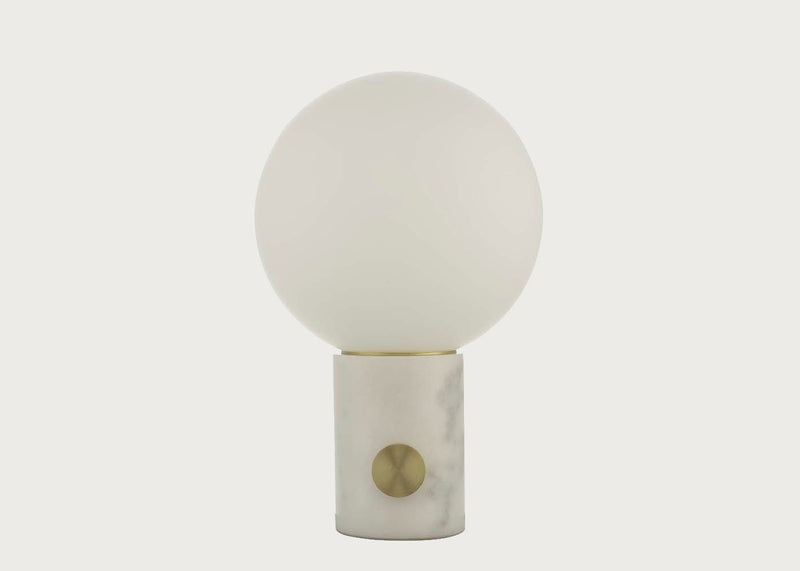 Column LED Table Lamp White