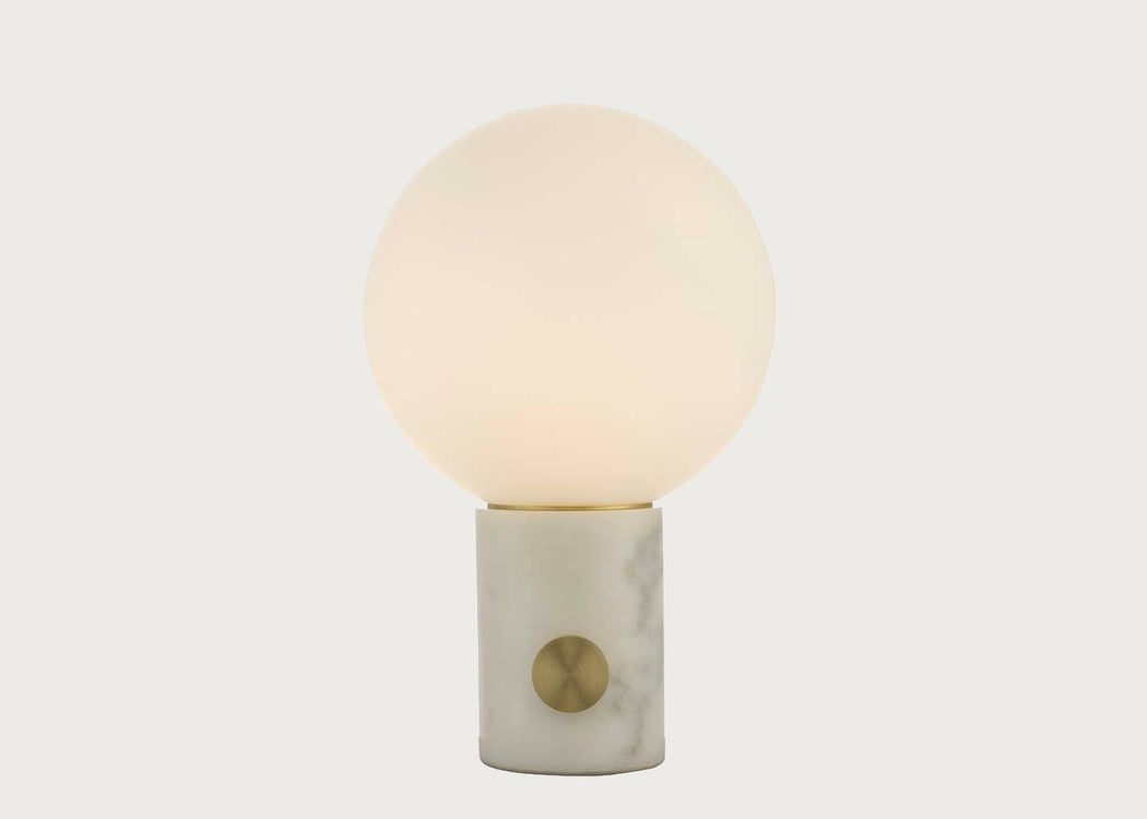 Column LED Table Lamp White