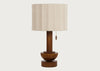 Herrick Table Lamp Walnut Finish