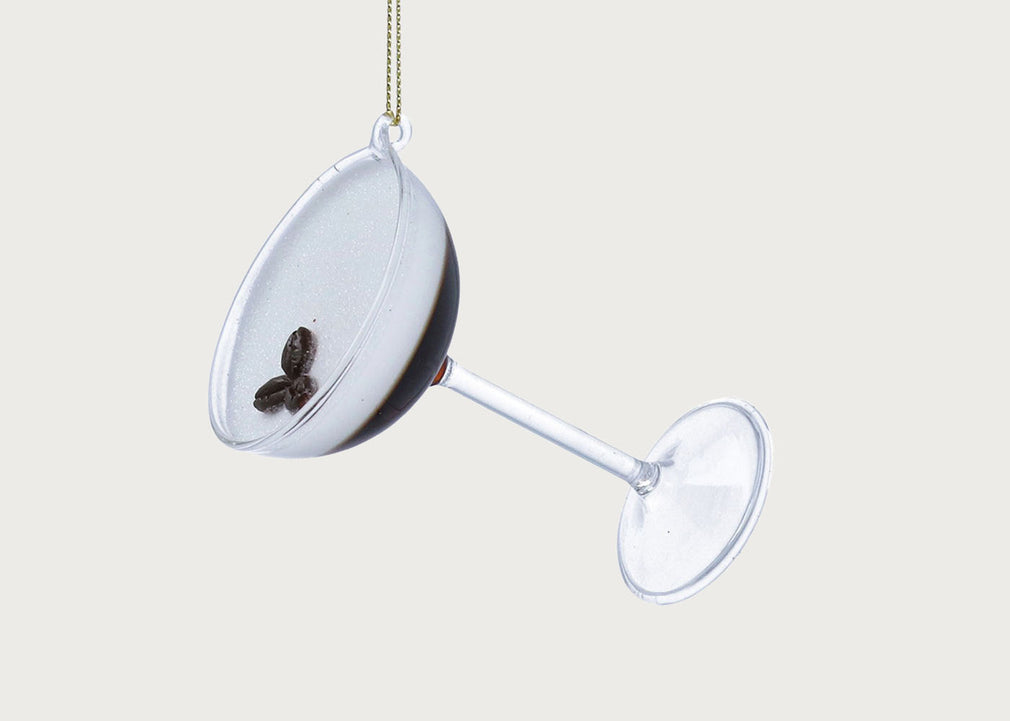 Glass Espresso Martini Decoration
