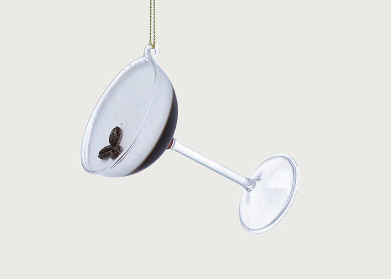 Glass Espresso Martini Decoration