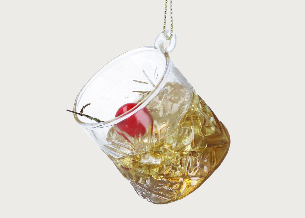Glass Whisky Sour Decoration