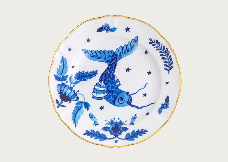 Bitossi Fabula Fruit Plate Blue
