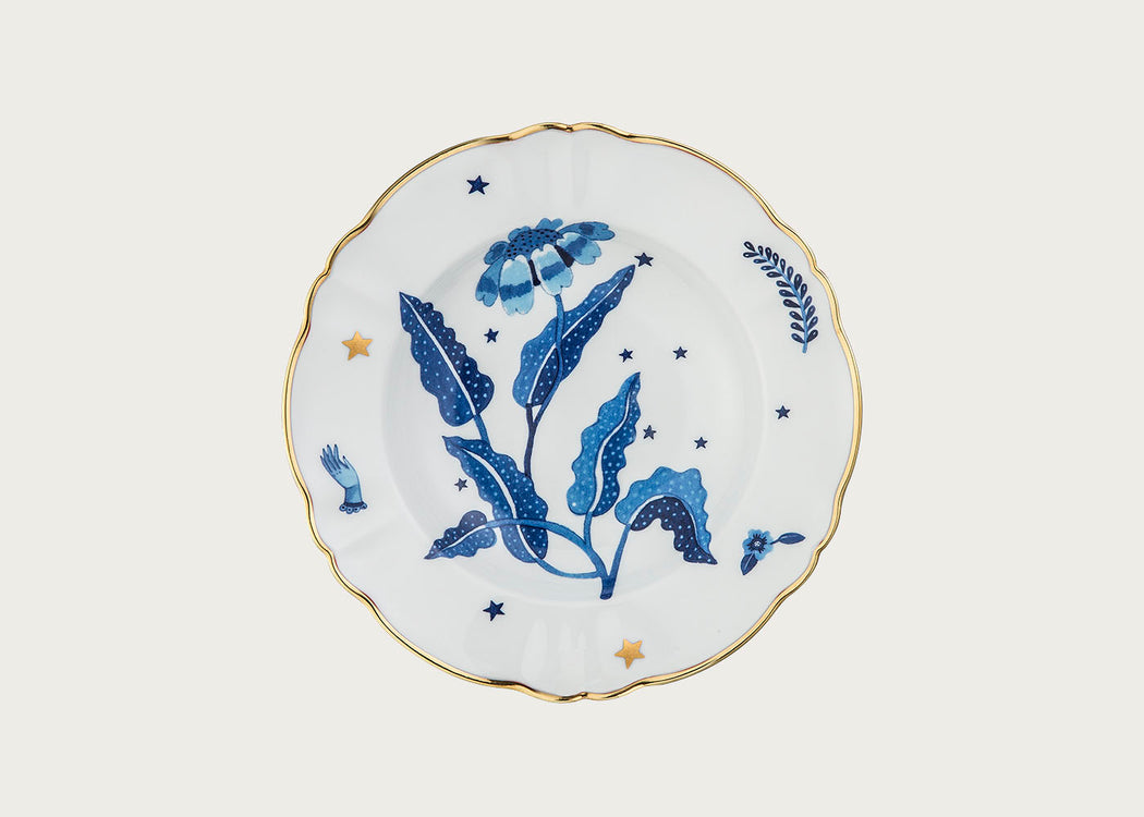 Bitossi Fabula Deep Plate Blue