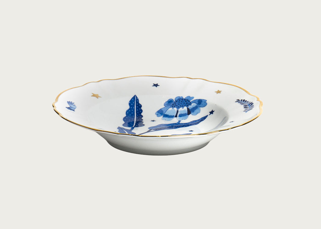 Bitossi Fabula Deep Plate Blue