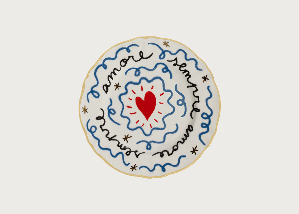 Bitossi Pangea Heart Little Plate