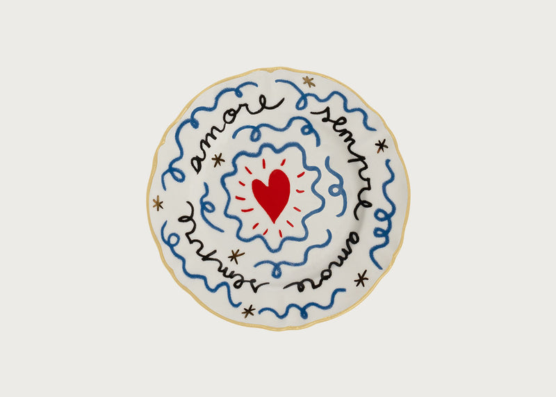 Bitossi Pangea Heart Little Plate