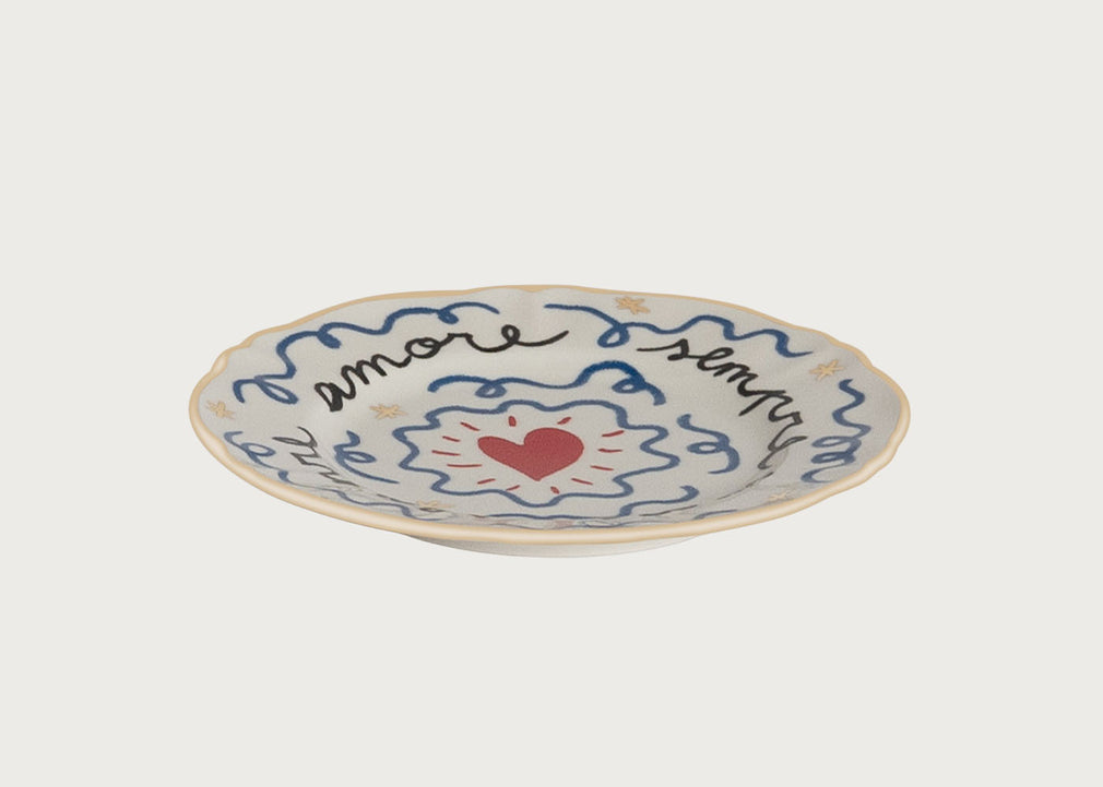 Bitossi Pangea Heart Little Plate