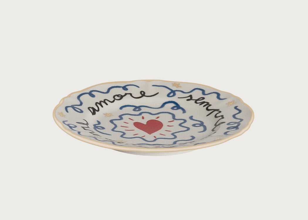 Bitossi Pangea Heart Little Plate