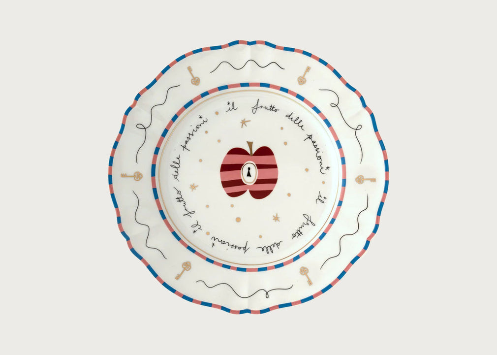 Bitossi Pangea Apple Dinner Plate