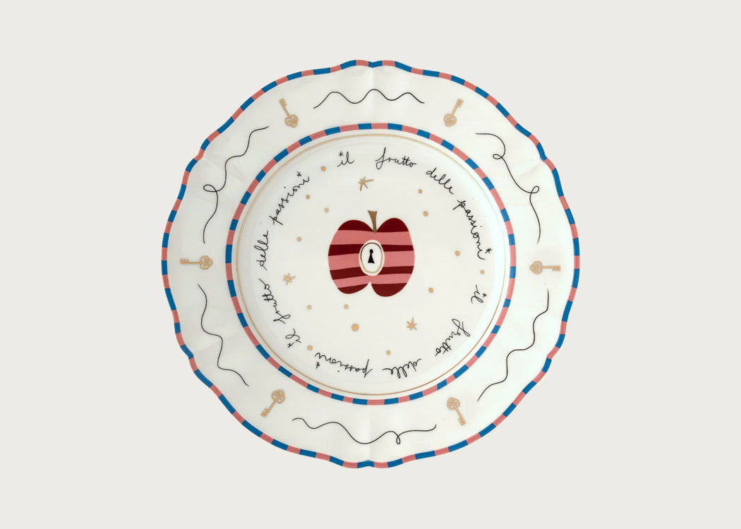 Bitossi Pangea Apple Dinner Plate