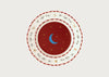 Bitossi Pangea Moon Fruit Plate