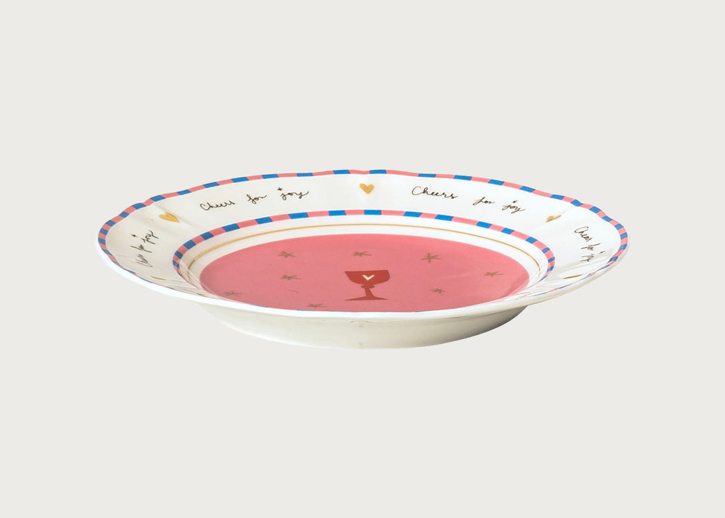 Bitossi Pangea Glass Fruit Plate