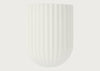Larkin Fluted Plaster Wall Light Cone