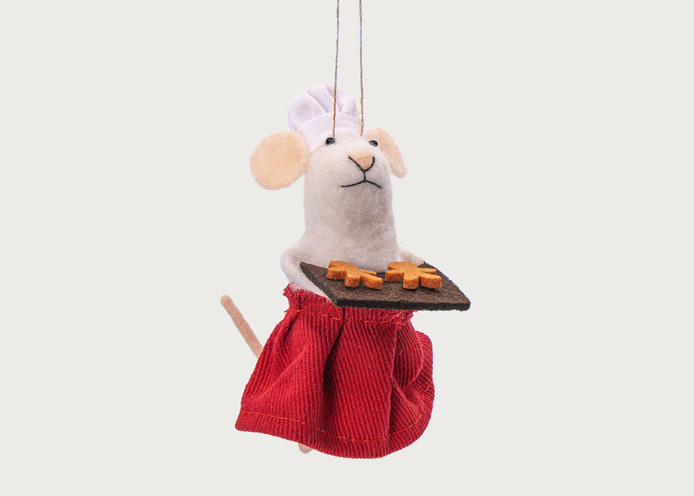 Mary Baker with Gingerbread Biscuits Decoration