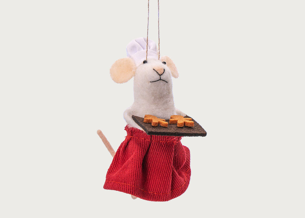 Mary Baker with Gingerbread Biscuits Decoration
