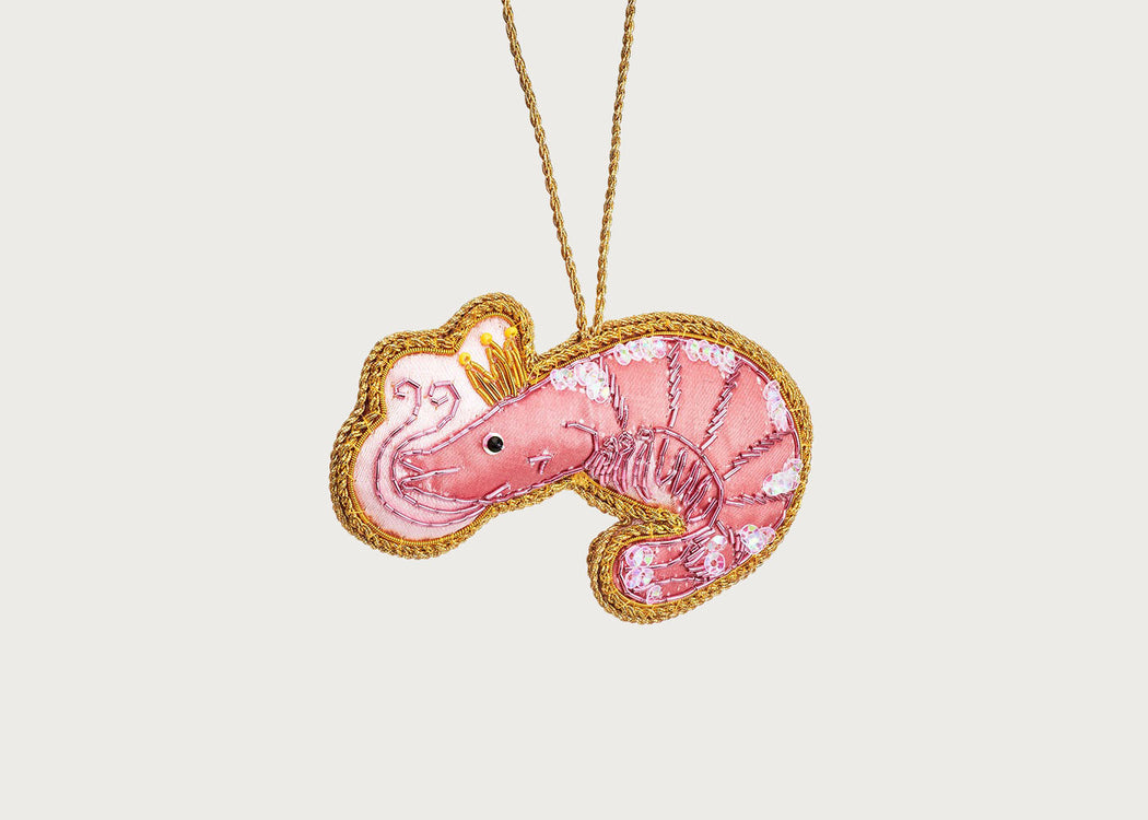 King Prawn Zari Decoration
