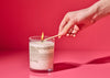 Strawberry Scented Glass Candle