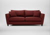 Torino 4 Seater Sofa Capelo Linen-Cotton Etruscan Red / Black