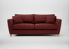 Torino 4 Seater Sofa Capelo Linen-Cotton Etruscan Red / Natural
