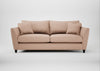 Torino 4 Seater Sofa Capelo Linen-Cotton Rosedale / Black