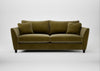 Torino 4 Seater Sofa Smart Luxe Velvet Peridot / Black