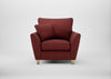 Torino Armchair Capelo Linen-Cotton Etruscan Red / Natural