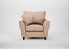 Torino Armchair Capelo Linen-Cotton Rosedale / Walnut Stained