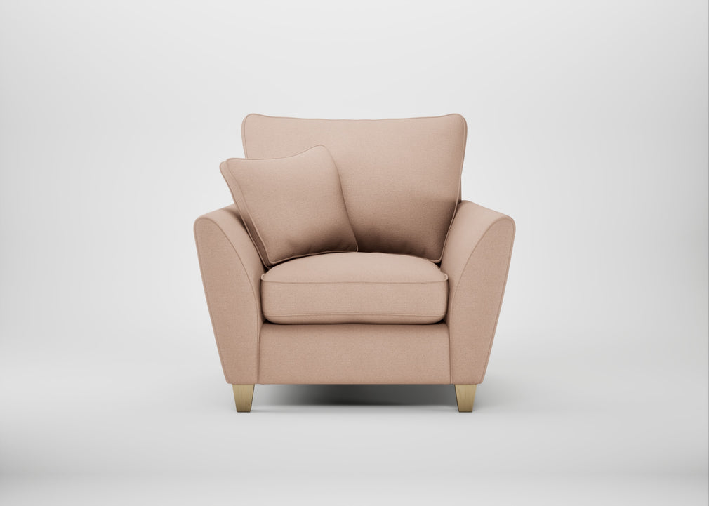 Torino Armchair Capelo Linen-Cotton Rosedale / Natural