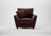 Torino Armchair Smart Luxe Velvet Acorn / Black