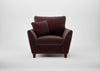 Torino Armchair Smart Luxe Velvet Acorn / Walnut Stained