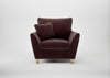 Torino Armchair Smart Luxe Velvet Acorn / Natural
