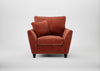 Torino Armchair Smart Luxe Velvet Tawny / Black