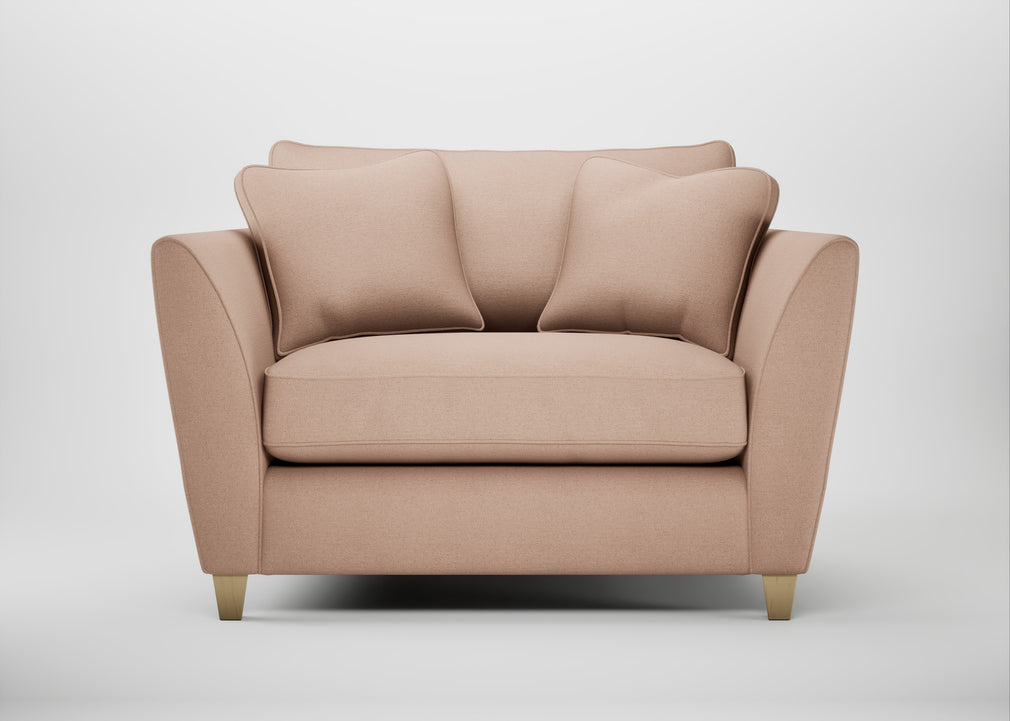 Torino Loveseat Capelo Linen-Cotton Rosedale / Natural