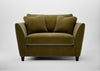Torino Loveseat Smart Luxe Velvet Peridot / Black