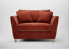 Torino Loveseat Smart Luxe Velvet Tawny / Natural