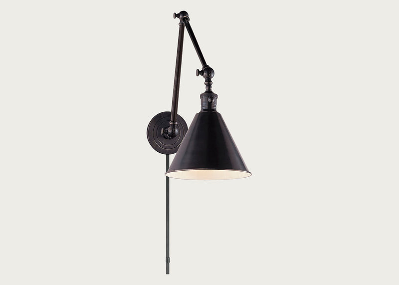 Boston Functional Arm Library Wall Light