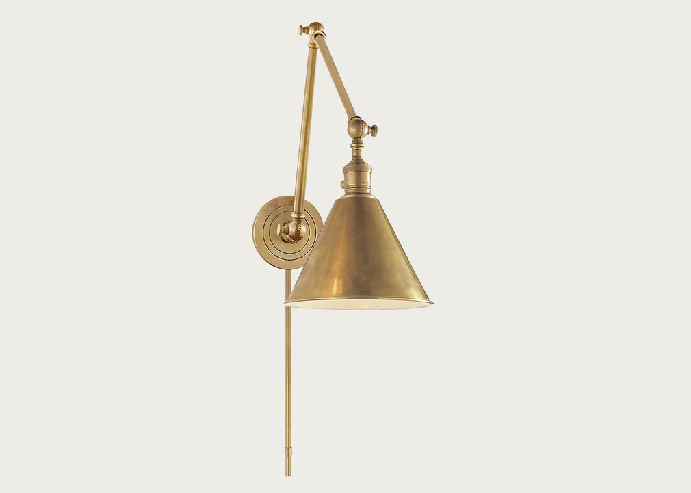 Boston Functional Arm Library Wall Light