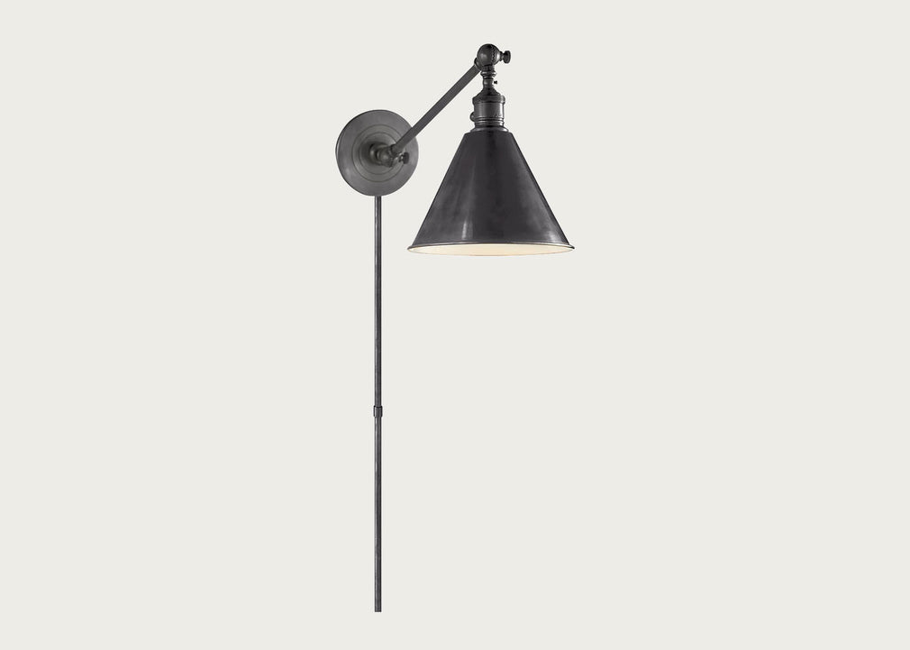 Boston Functional Arm Library Wall Light